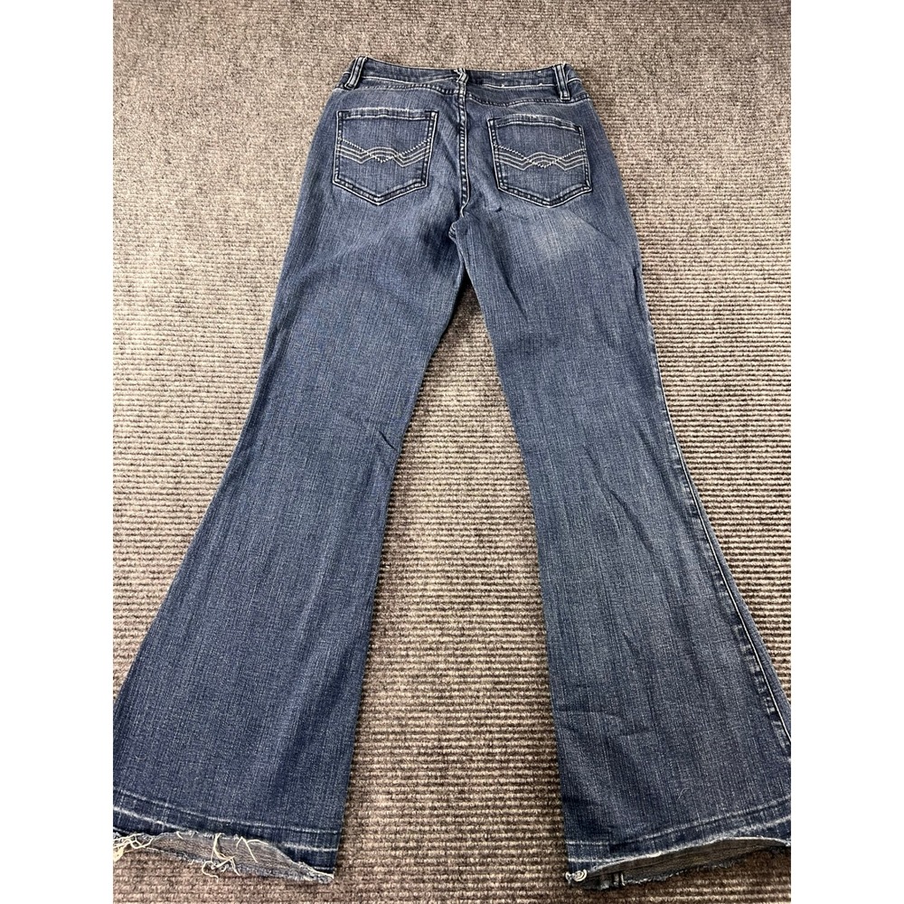 Idyllwind Miranda Lambert Jeans Womens 8 Flare Medium Wash Frayed Hem